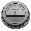 12oz Black Sip Thru Lids (1,000 Quantity) - wholesale supplier in UK