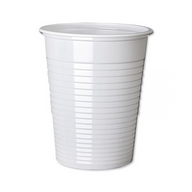 7oz Disposable Plastic Cups white