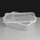 Clear Economy plastic takeaway containers & lids