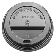 12oz Black Sip Thru Lids (1,000 Quantity) - wholesale supplier in UK
