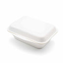 Bagasse Lunch Box 7.5x5 inch closed image in uk