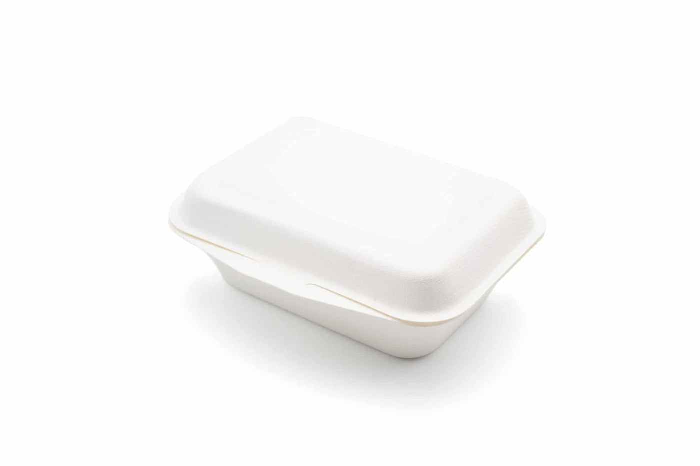 Bagasse Lunch Box 7.5x5 inch closed image in uk