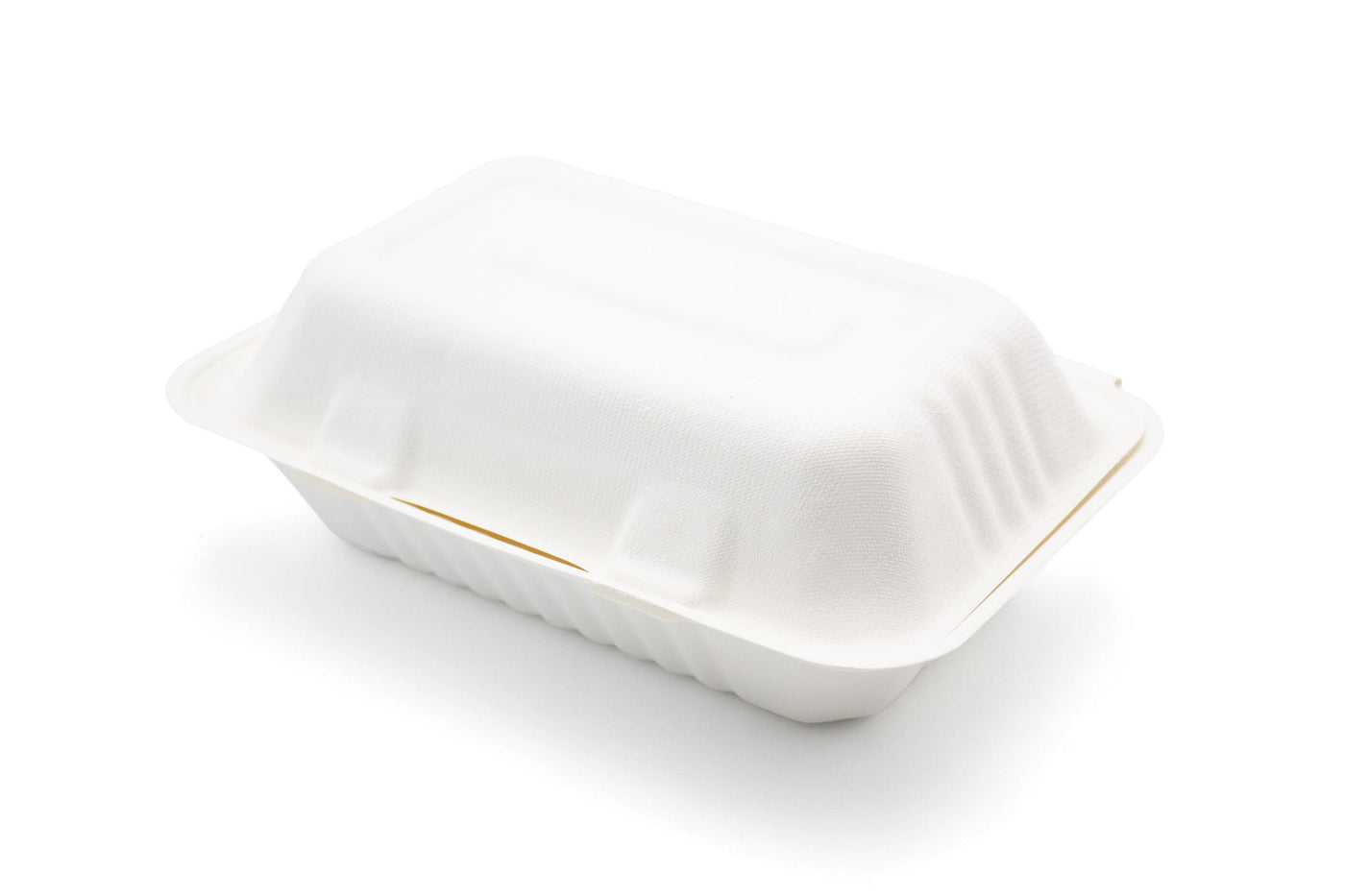 BHB10 Bagasse Lunch Box - 9 x 6" (250 Quantity)