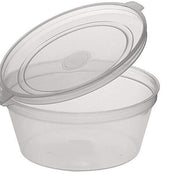 2oz Hinged Lid Sauce Container (2,000 Quanity) - Clear