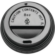 8oz Black Sip Thru Lids (1,000 Quantity) - wholesale supplier in UK