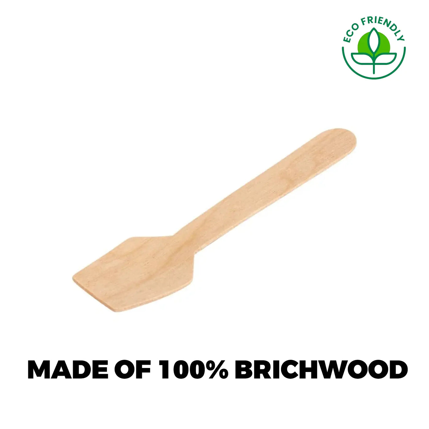 100% Birchwood Ice Cream Spoon - 1000 Pcs