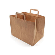 ' Extra Large XL' Kraft SOS takeaway Bags - 320x210x330m (Quantity 250)