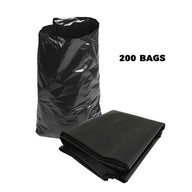 Heavy duty Black refuse sacks (bin Bags) - Box of 200 18x33x39"