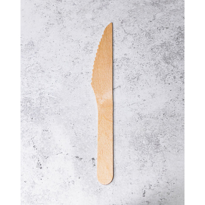 Wooden Disposable knife catering supply in UK