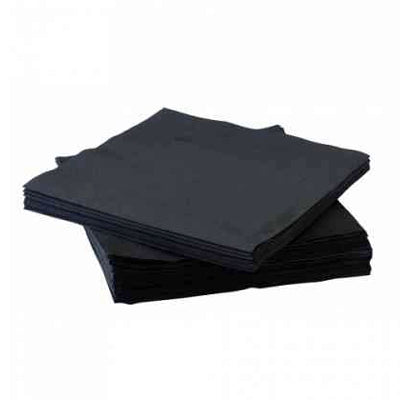 33cmx33cm 2 Ply Black Napkin (2,000 Quantity)