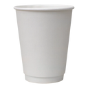 12oz Double Wall Coffee Cup - Matt White wholesale uk